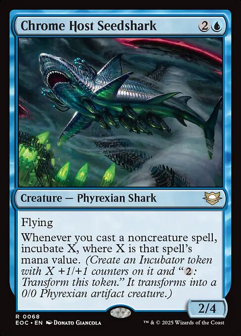 Chrome Host Seedshark // Edge of Eternities Commander // EOC 68