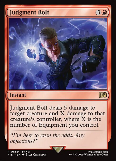 Judgment Bolt // Final Fantasy // FIN 559