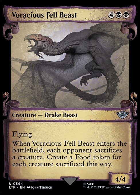 Voracious Fell Beast // The Lord of the Rings: Tales of Middle-earth // LTR 564