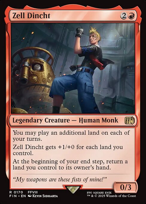 Zell Dincht // Final Fantasy // FIN 170