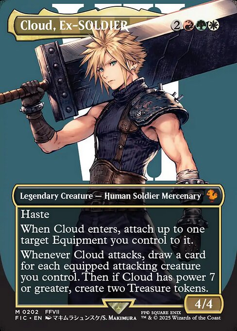 Cloud, Ex-SOLDIER // Final Fantasy Commander // FIC 202