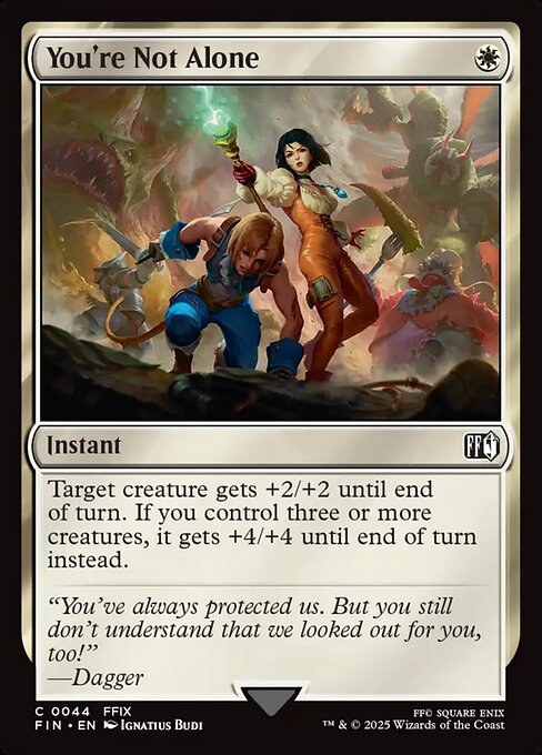 You're Not Alone // Final Fantasy // FIN 44