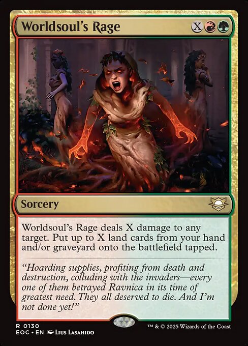 Worldsoul's Rage // Edge of Eternities Commander // EOC 130