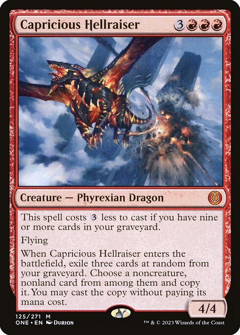 Capricious Hellraiser // Phyrexia: All Will Be One // ONE 125