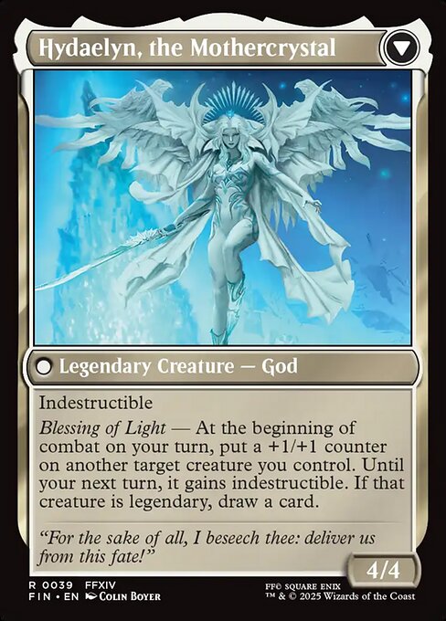 Venat, Heart of Hydaelyn // Hydaelyn, the Mothercrystal // Final Fantasy // FIN 39