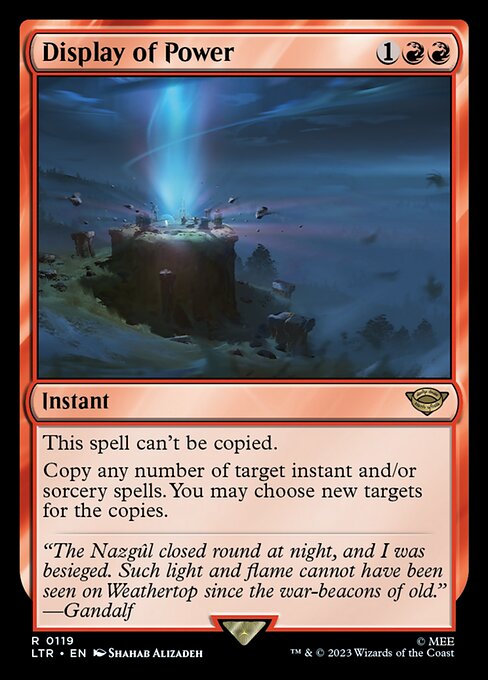 Display of Power // The Lord of the Rings: Tales of Middle-earth // LTR 119