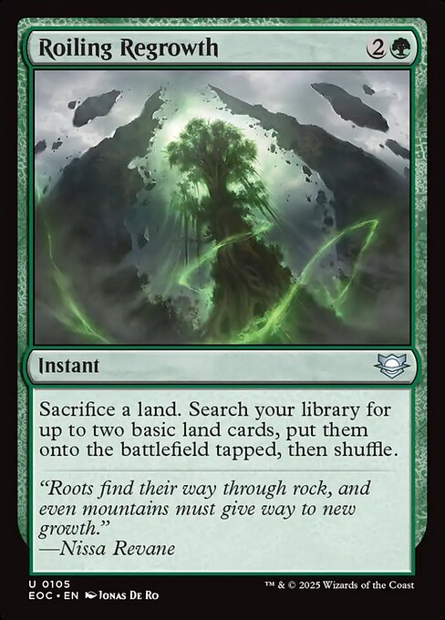 Roiling Regrowth // Edge of Eternities Commander // EOC 105
