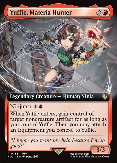 Yuffie, Materia Hunter // Final Fantasy Commander // FIC 158