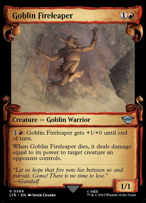 Goblin Fireleaper // The Lord of the Rings: Tales of Middle-earth // LTR 584