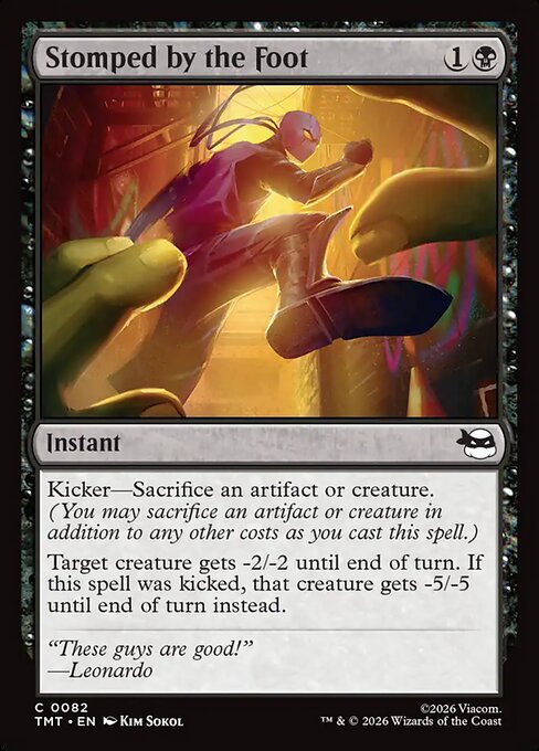 Stomped by the Foot // MTG // TMT 82