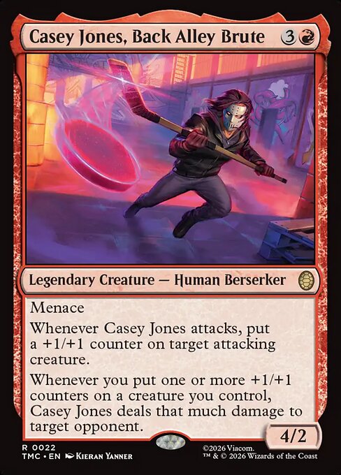 Casey Jones, Back Alley Brute // MTG // TMC 22