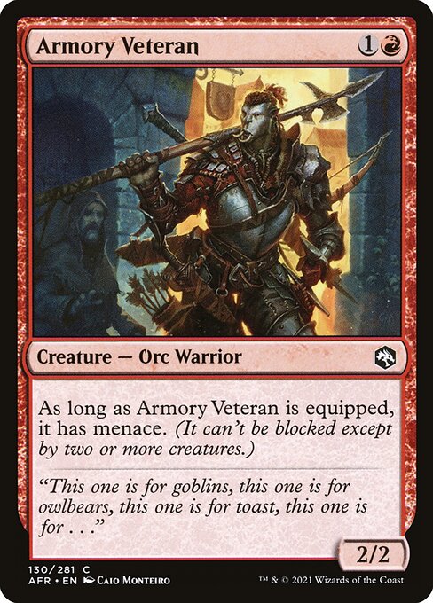 Armory Veteran // Adventures in the Forgotten Realms // AFR 130