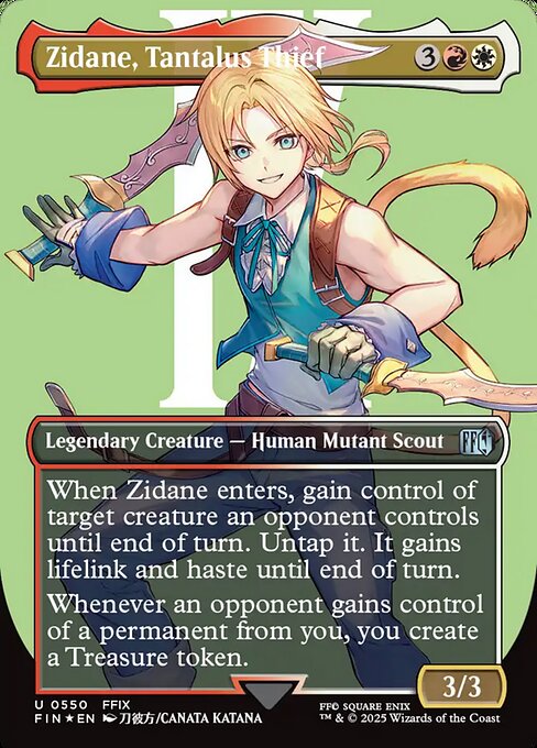 Zidane, Tantalus Thief // Final Fantasy // FIN 550