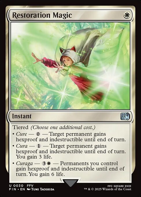 Restoration Magic // Final Fantasy // FIN 30