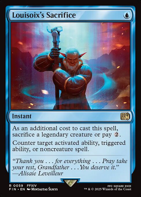 Louisoix's Sacrifice // Final Fantasy // FIN 59