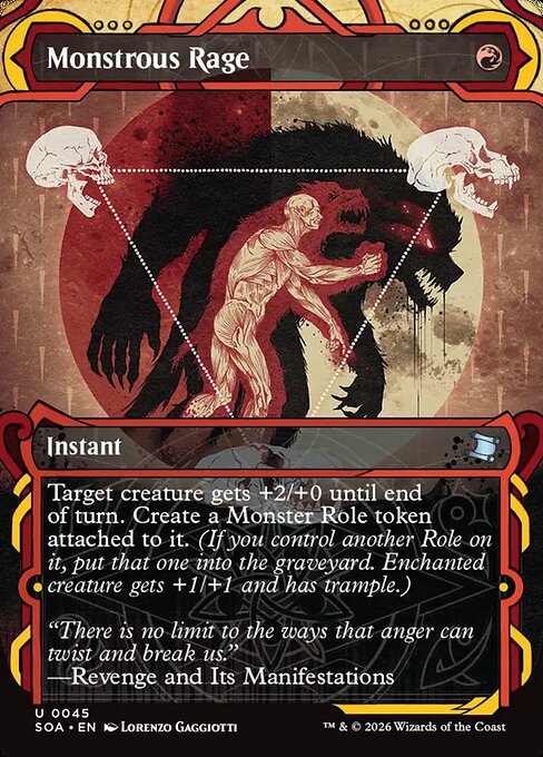 Monstrous Rage // Secrets of Strixhaven Mystical Archive // SOA 45