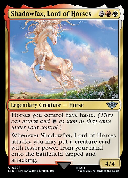 Shadowfax, Lord of Horses // The Lord of the Rings: Tales of Middle-earth // LTR 227