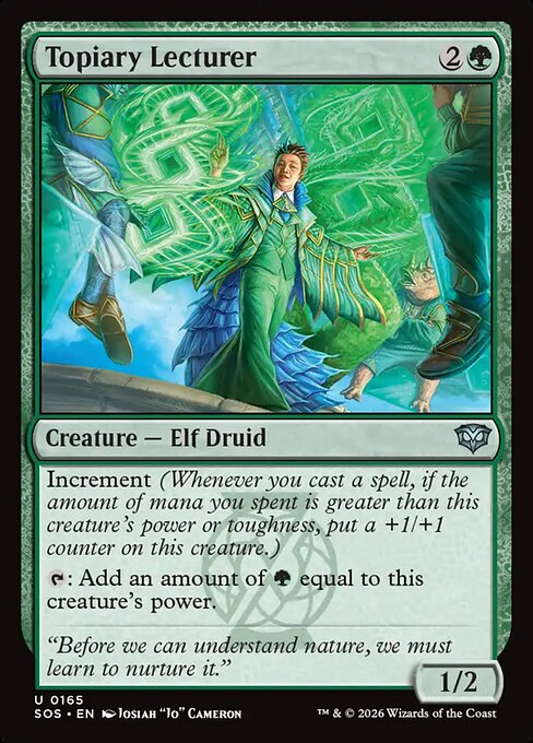 Topiary Lecturer // Secrets of Strixhaven // SOS 165