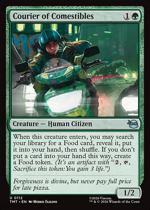 Courier of Comestibles // MTG // TMT 112
