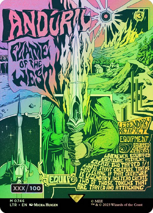 Andúril, Flame of the West // The Lord of the Rings: Tales of Middle-earth // LTR 746z