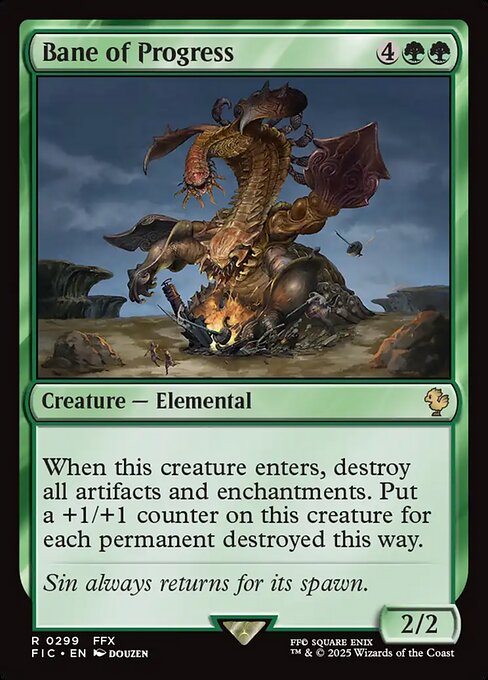 Bane of Progress // Final Fantasy Commander // FIC 299