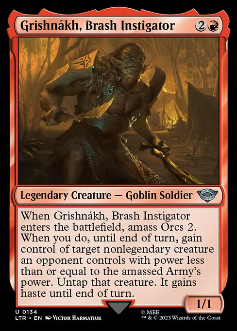 Grishnákh, Brash Instigator // The Lord of the Rings: Tales of Middle-earth // LTR 134