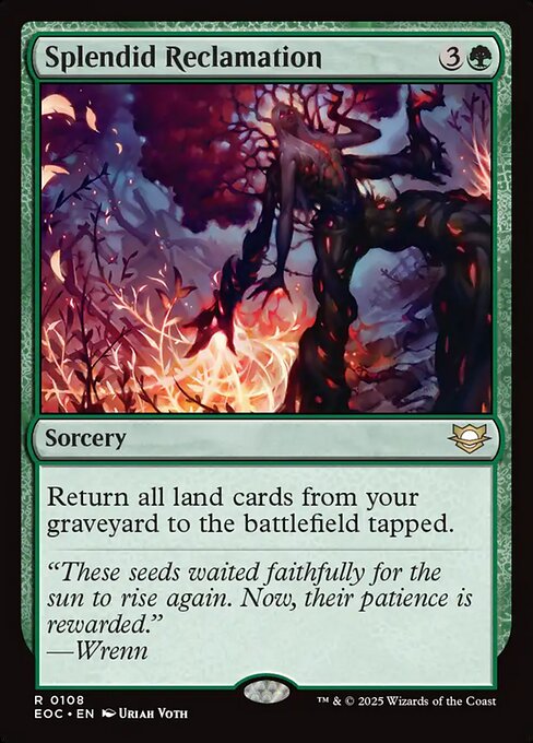Splendid Reclamation // Edge of Eternities Commander // EOC 108