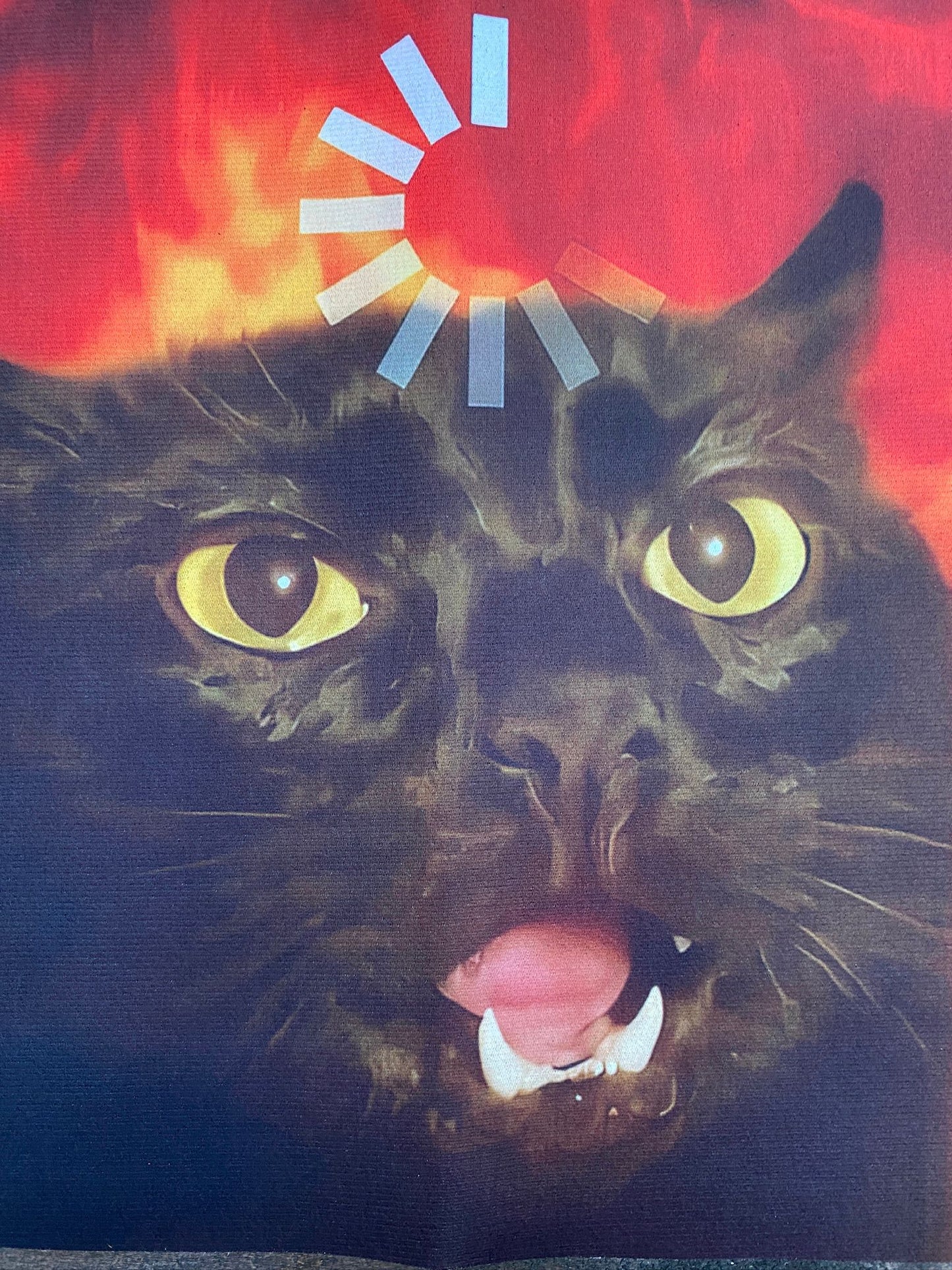 Angry Buffering Cat Playmat 60x35cm