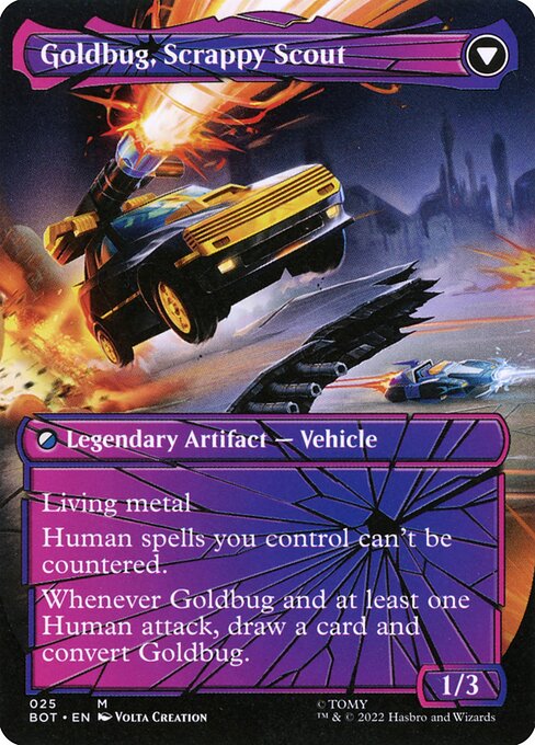Goldbug, Humanity's Ally // Goldbug, Scrappy Scout // Transformers // BOT 25