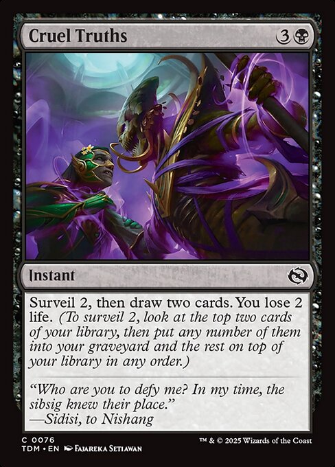 Cruel Truths // Tarkir: Dragonstorm // TDM 76
