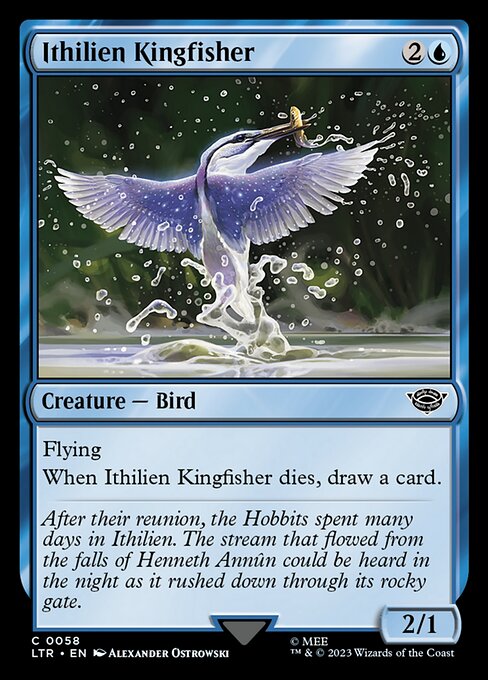Ithilien Kingfisher // The Lord of the Rings: Tales of Middle-earth // LTR 58