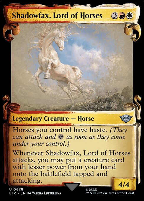 Shadowfax, Lord of Horses // The Lord of the Rings: Tales of Middle-earth // LTR 678