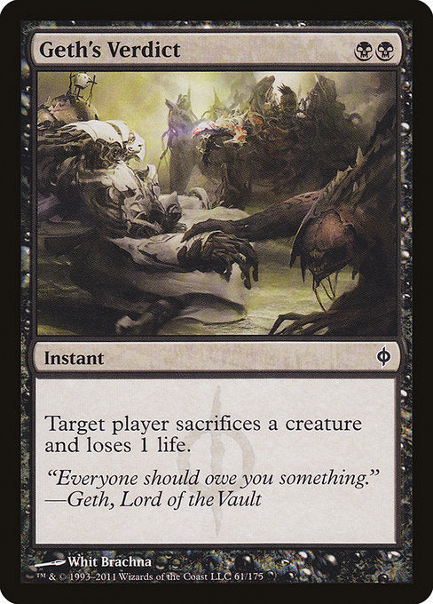 Geth's Verdict // New Phyrexia // NPH 61