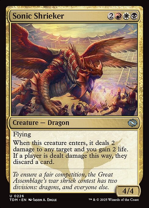 Sonic Shrieker // Tarkir: Dragonstorm // TDM 226