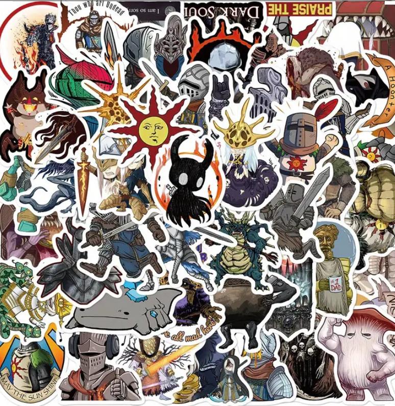 50 Soulsborne Stickers Dark Souls, Demon Sluls