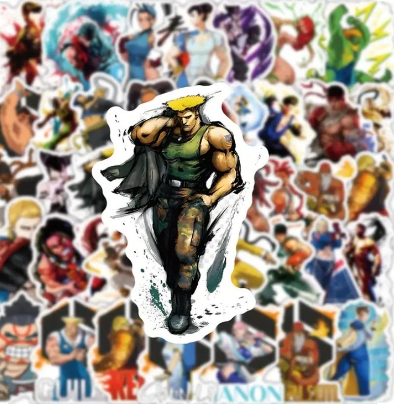 60 Street Fighter Stickers