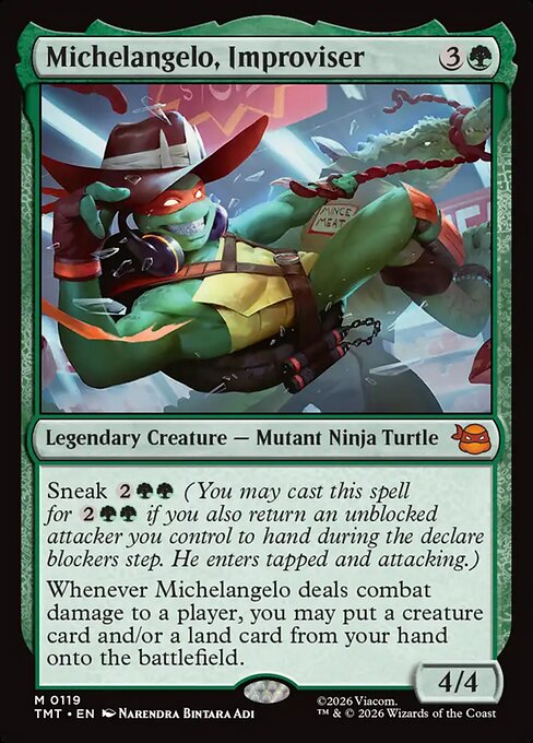 Michelangelo, Improviser // Teenage Mutant Ninja Turtles // TMT 119