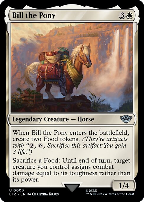 Bill the Pony // The Lord of the Rings: Tales of Middle-earth // LTR 3