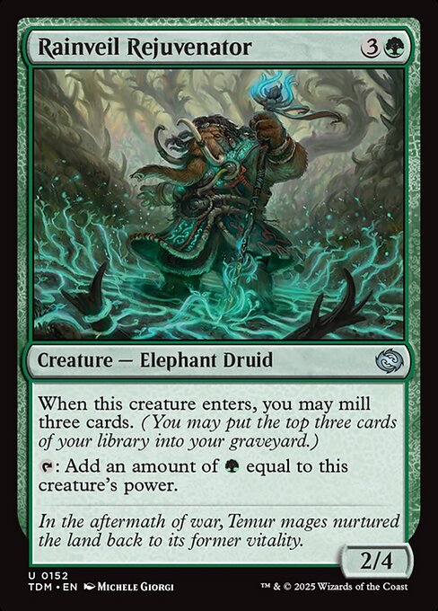 Rainveil Rejuvenator // Tarkir: Dragonstorm // TDM 152