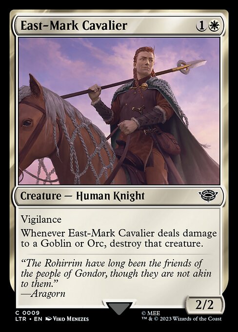 East-Mark Cavalier // The Lord of the Rings: Tales of Middle-earth // LTR 9