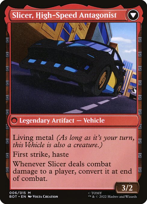 Slicer, Hired Muscle // Slicer, High-Speed Antagonist // Transformers // BOT 6