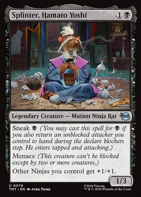 Splinter, Hamato Yoshi // MTG // TMT 79