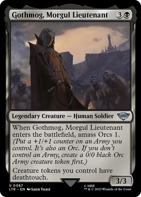 Gothmog, Morgul Lieutenant // The Lord of the Rings: Tales of Middle-earth // LTR 87