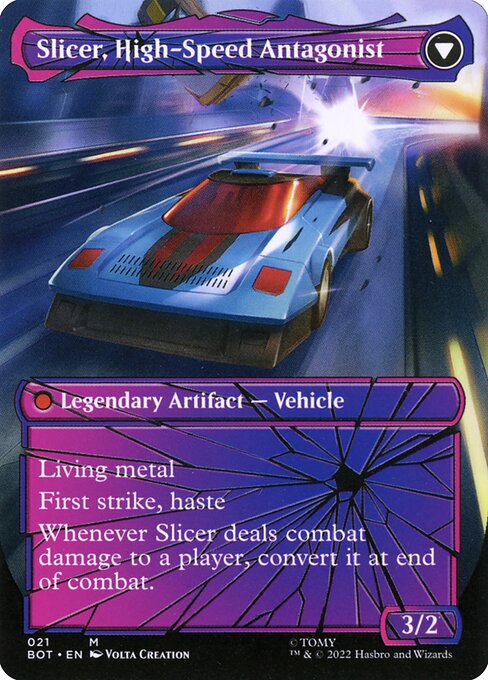 Slicer, Hired Muscle // Slicer, High-Speed Antagonist // Transformers // BOT 21