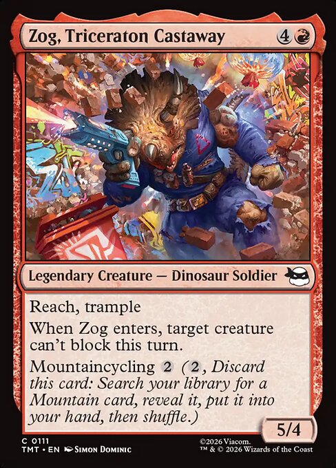 Zog, Triceraton Castaway // MTG // TMT 111