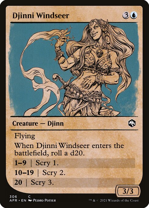 Djinni Windseer // Adventures in the Forgotten Realms // AFR 306