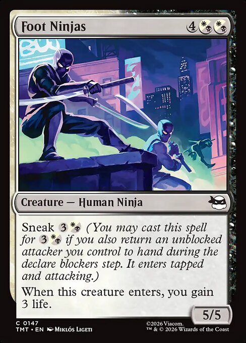 Foot Ninjas // MTG // TMT 147
