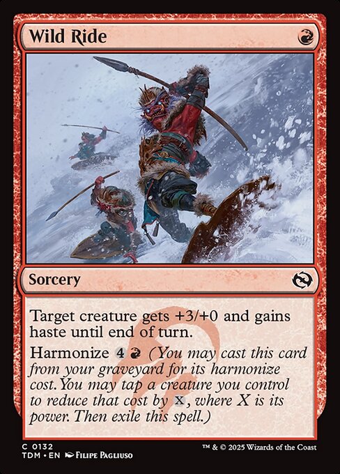 Wild Ride // Tarkir: Dragonstorm // TDM 132