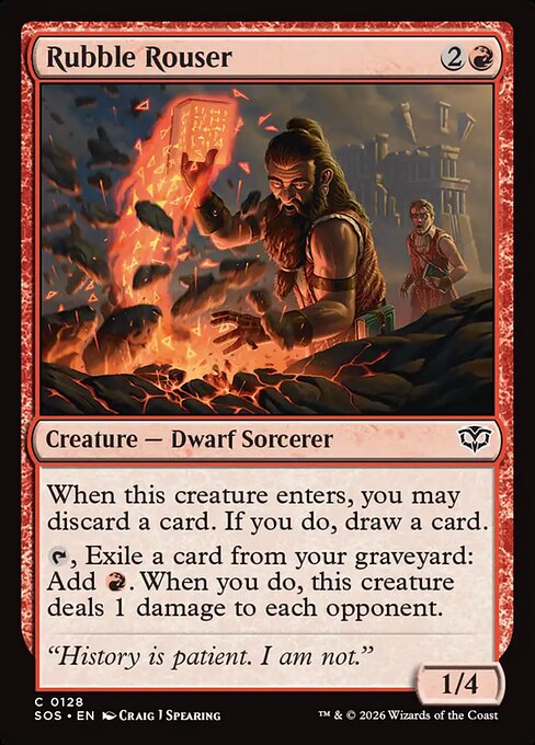 Rubble Rouser // Secrets of Strixhaven // SOS 128