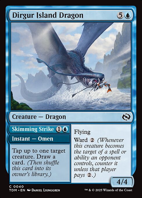 Dirgur Island Dragon // Skimming Strike // Tarkir: Dragonstorm // TDM 40